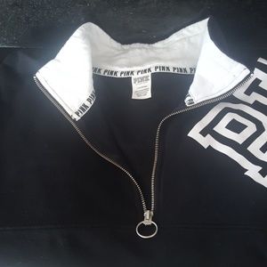Pink half zip